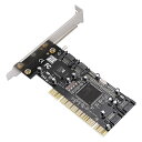 PCI拡張アダプタボード Bewinner 4ポート 1.5Gbps インターフェースカード Sil3114チップセット RAIDコントローラカード 内蔵SAT...