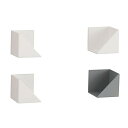 Belca キッチン収納 マグネット ラップ・ティッシュホルダー FLAT in 2個セット (1個あたり) 幅5.5cm×奥行5.95cm×高さ5.5cm ホ...