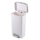 EKO ゴミ箱 ハナステップピン 45L ペダル式 (ホワイト)