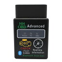 OBD 2 BluetoothOBD2 診断機 車の故障診断デバイス、 OBD2自動車故障診断機 OBD2スキャンツール、iPhone、iPad、IOS/And...