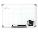 Asmix アスカ セクションボード Sサイズ 220×330mm VWB067 背面用マグネットつき 方眼あり タテヨコ ホワイト