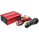 メルテック(meltec) 車載用 インバーター 2way(USB&コンセント) DC24V コンセント2口(120W/300W) USB1口2.4A 静音タイ...