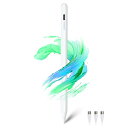 KINGONEタッチペン【全機種対応 超高速充電】 2025業界最高 スタイラスペン 超高精度 1MM極細 アップルペンシル互換ペン 誤ON/OFF防止/電量表示/傾き検知/二重磁気吸着機能対応 iPad用ペンシル 軽