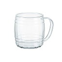HARIO(ハリオ) 耐熱グラス バレル 620mL ビール グラス ジョッキ 食洗機 電子レンジ 使用可 耐熱ガラス 日本製 HGB-620-M