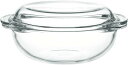 iwaki(イワキ) 耐熱ガラス キャセロール 1.5L B683 電子レンジ調理 炊飯 オーブン 蒸し器 煮込み ボウル 食洗機可