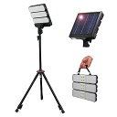 グッド・グッズ トランスフォーMAN 45W 三脚スタンド付き 充電式 投光器 LEDライト ソーラーパネル付き 作業灯 超高輝度 屋外照明 駐車場 ガレージ ...