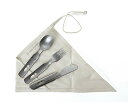 GLOCAL STANDARD PRODUCTS (グローカルスタンダードプロダクツ) (日本製) コンパクトに持ち運べるカトラリー3点セット ナイフ フォーク スプーン ステンレス アウトドア ※商品カトラリーのみ