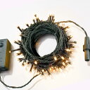 AD&C TORONIC 【シャンパンゴールド】イルミネーション LED クリスマスライト 屋内 100球 点灯パターン記憶メモリー付 連結可