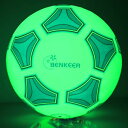 Benkeer 暗闇で光るサッカー-4号/5号サッカーボーイズや大人プレゼント-トラディショナル (4号球)