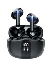 【究極臨場感モデル ・クリアな音】イヤホン bluetooth ワイヤレスイヤホン ブルートゥース イヤフォン Bluetooth5.4 LEDディスプレイ ダ...