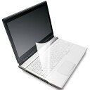 エレコム キーボードカバー フリータイプ 大型ノートサイズ PKU-FREE4 シリコーン 透明(2)