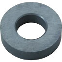 トラスコ中山(TRUSCO) フェライト磁石 グレー 外径80×厚み10mm (1個=1PK) TF80RA-1P