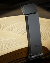 86lux 読書灯 充電式ブックライト ベッドでの読書用 超軽量 クリップオン LED ブックマークランプ 3つの琥珀色 無段階調光 夜間の読書用 本好きの方に 子供用 グレー