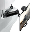 【新次元新設計/二段階伸縮アーム】TRYONE タブレット ホルダー 車載ホルダー ヘッドレスト ホルダー 伸縮アームスタンド スマホ ホルダー ヘッドレスト ...