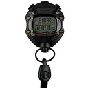 CASIO(カシオ) ストップウォッチ サッカー 対応 ラップタイム スプリット 計測 2メモリー 5気圧防水 操作音 消音 切替 ブラック HS-80TW-1JH