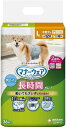 ユニ・チャーム 【セット販売】マナーウェア 長時間オムツ 男の子おしっこ用 中型犬用 Lサイズ デニム&ストライプ 36枚×2コ