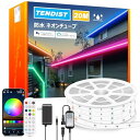 TENDIST 20M Ledテープライト 防水 RGB Alexa対応 屋外テープライト テープ 照明 音楽同期 Ledライトテープ 調光調色 高輝度 イルミ...