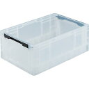 TRUSCO(トラスコ) TPO型 折りたたみコンテナ TP規格 24L 透明 TPO-342-TM 収納ケース 収納ボックス