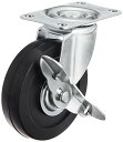 TRUSCO(トラスコ) HLF-120用ハードゴムキャスター Φ100 自在ストッパー付き TYSG-100RHS