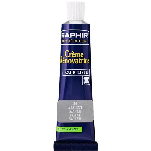 [サフィール] ブルー 革製品 合皮のキズかくし レノベイティング カラー 補修 クリーム チューブ 25ml 革 レザー 合皮 着色 補色 塗装 靴 バッグ ジャケット 革小物 財布 ソファ 傷 色落ち 塗料