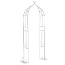 住まいスタイル アイアンハーフアーチ(ダブル) (幅110×奥行30×高さ211.5cm) ホワイト IA-HF004WHT(SST)アーチ アイアン 庭 ガー...