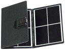 アルファックス AWAT(アワット) ポケットソーラーチャージャー 充電器 スマホ ソーラーパネル 折りたたみ式 薄型 AP-712602