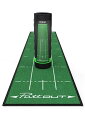 (Green) - PuttOut Pro Golf Putting Mat - Perfect Your Putting (2.4m x 0.5m)