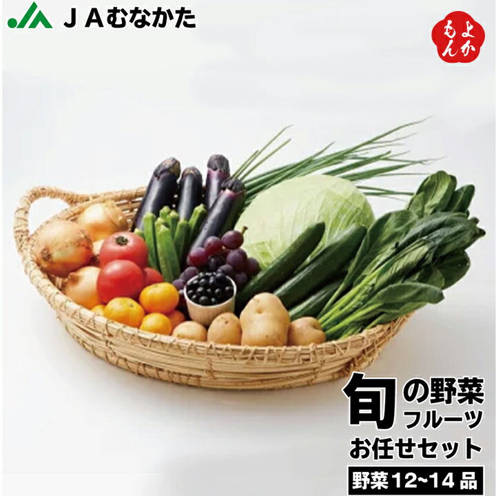 むなかた旬の野菜・フルーツお任せセット【送料無料】宗像農業協同組合 九州 福岡 お取り寄せグルメ 福岡県よかもんショップのサムネイル