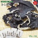 九州産木耳 20g×4個入【送料無料】博多しのざき 篠崎一雄商店 きくらげ 乾物 九州 福岡 お取り寄せグルメ 福岡県よかもんショップ