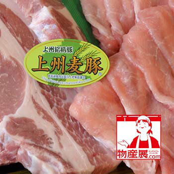 上州麦豚肉（うす切り400g＋ロース切身1枚約80g×5枚）合計800g【上州ミート】【群馬】御歳暮 御中元 贈答