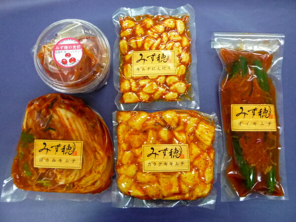 絶品キムチセット はさみキムチ カクテキキムチ オイキムチ トマトキムチ キムチにんにくのサムネイル