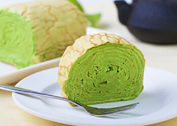 【送料無料】宇治抹茶ミルクレープロール　2個セット【ミルクレープロールケーキ】【日本ギフト大賞受賞】京都 お土産