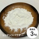 業務用 ココナッツパウダー 3kg(1kg×3個)スリランカ産 ココナッツフラワー オーガニック 3000g 3キロ