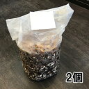 国産 無農薬 きのこ栽培キット 2個入り しいたけ栽培 菌床 説明書付き 群馬県産落葉広葉樹 椎茸