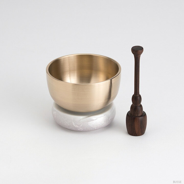 おりんセット やわらぎ 九谷銀彩パープル 2.0寸/2.3寸 (スタンドりん棒付 おりん ミニ おりんセット か..