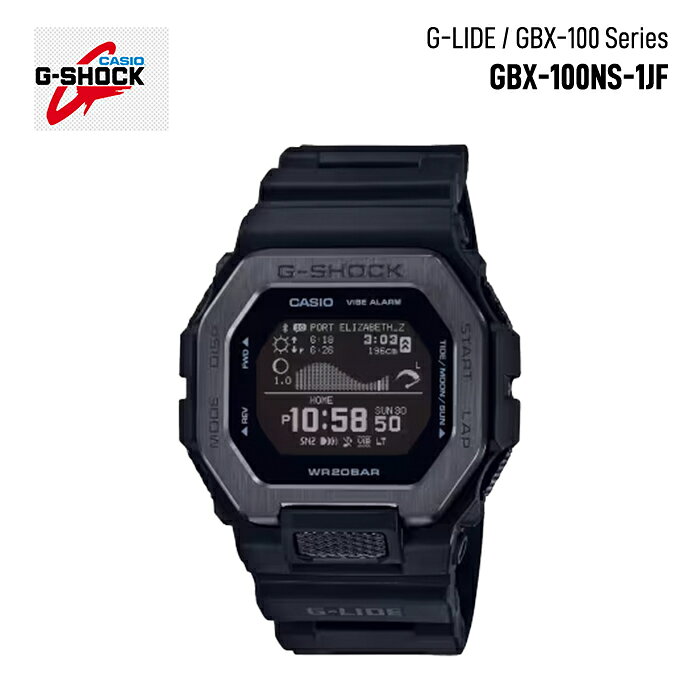 Rakuten - G-SHOCK G-LIDE GBX-100 Series GBX-100NS-1JF / CASIO カシオGショックタイドグラフ機能付き