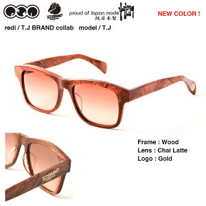 REDIT.J BRAND Collaboration Sunglass Wood Gold / +ƥ ֥  󥰥饹