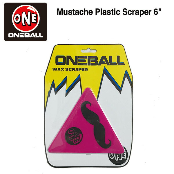 ONEBALL Mustache Plastic Scraper 6" / ワンボール マスタッチ プラスチックスクレーパー