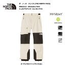 【ブランド】THE NORTH FACE 【アイテム】シュカブラパンツ（ユニセックス） 【製品番号】NS62312 【カラー】ガーデニアホワイト×ブラック(GK) 【Fabric】 ■表地 : 70D×160D Recycle Nylon Stunner Taffeta with ECO PU Coating (表側：ナイロン100％、裏側：ポリウレタンコーティング) ■裏地 : TNF Embossed taffeta（ポリエステル100％） 【FUNCTION】 ■ストレートシルエット ■右大腿部にカーゴポケット ■ポケット内部にキーループ ■裾にスノーカフとアイゼンガード 【サイジング】 ウエスト囲 : M=87,L=91cm 股下 : M=77,L=80cm 脇丈 : M=98,L=112cm 太もも囲 : M=65,L=67cm 【サイジングの目安】 適応身長はS=160~170,M=165~175,L=170~180cmになっております。ウィンターシーズンに活用できる防水透湿性を備えた、スキー・スノーボード用のシェルパンツです。 防水性と透湿性を兼ねるハイベントを採用し、70デニールと160デニールの異なる2種類のリサイクルナイロン生地で耐久性をアップ。右大腿部には小物の収納に便利なキーループ付きの大型ポケットを配備。ウエストはダイナミックな動きに追従しやすい面ファスナー仕様。裾には雪の浸入を軽減するスノーカフとエッジガードを設け、スノーシーンの利便性を向上。 【HYVENT】ポリウレタンコーティングやラミネートによる防水透湿性を有した素材。 【Waterproof】防水機能 【Windproof】防風機能 【Ventilations】ベンチレーション 【GREEN MATERIAL】リサイクル原料や植物由来原料など環境への負荷を抑えた素材。