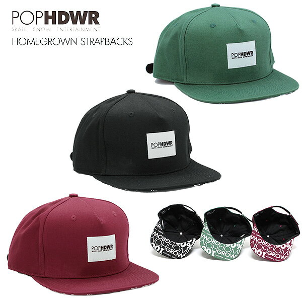 Rakuten - POP HEADWEAR Homegrown Strapbacks / ポップヘッドウエア