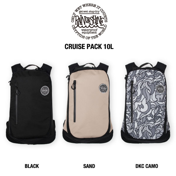 RAIN OR SHINE CRUISE PACK 10L Cordura / 2022-2023モデル クルーズライディングバックパック