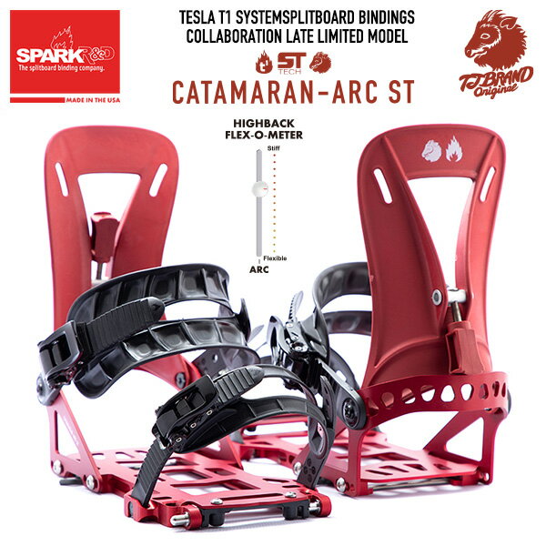 T.JBRANDSparkR&DCatamaran-ARCSTsplitboardbindingsTeslaT1ƥ/ץåȥܡѥХǥ󥰥ƥ쥤ȥǥ