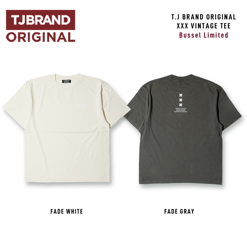 T.J Brand original ORIGINAL XXX Vintage 限定Tシャツ / ティージェイ ブランド オリジナル Bussel限定 Tシャツ