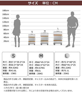 スーツケースキャリーケースキャリーバッグ一年間保証送料無料LサイズTSAロック搭載軽量大型7日〜14日用suitcaseT1862