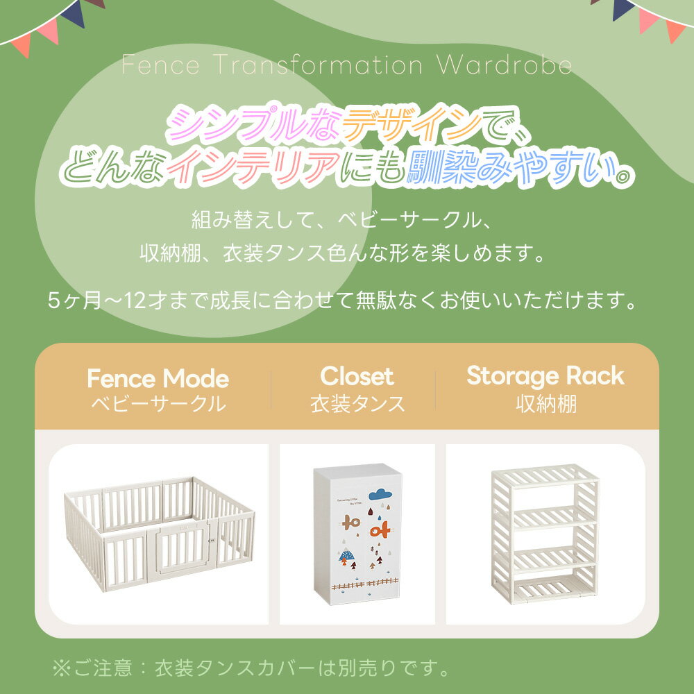 ベビーサークル ドア付 ベビーフェンス 150cm 180cm 200cm プレイサークル ベビー...