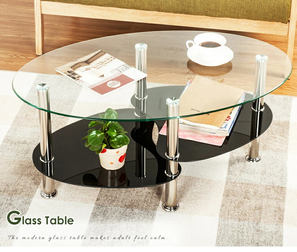 ローテーブル センターテーブル 強化ガラス 魚形 収納 安定感 シンプル ガラステーブル ディスプレイ 強化ガラス 北欧スタイル ins風