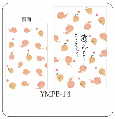 ポチ袋(5枚入り)　YMPB-14ありがとうこころから