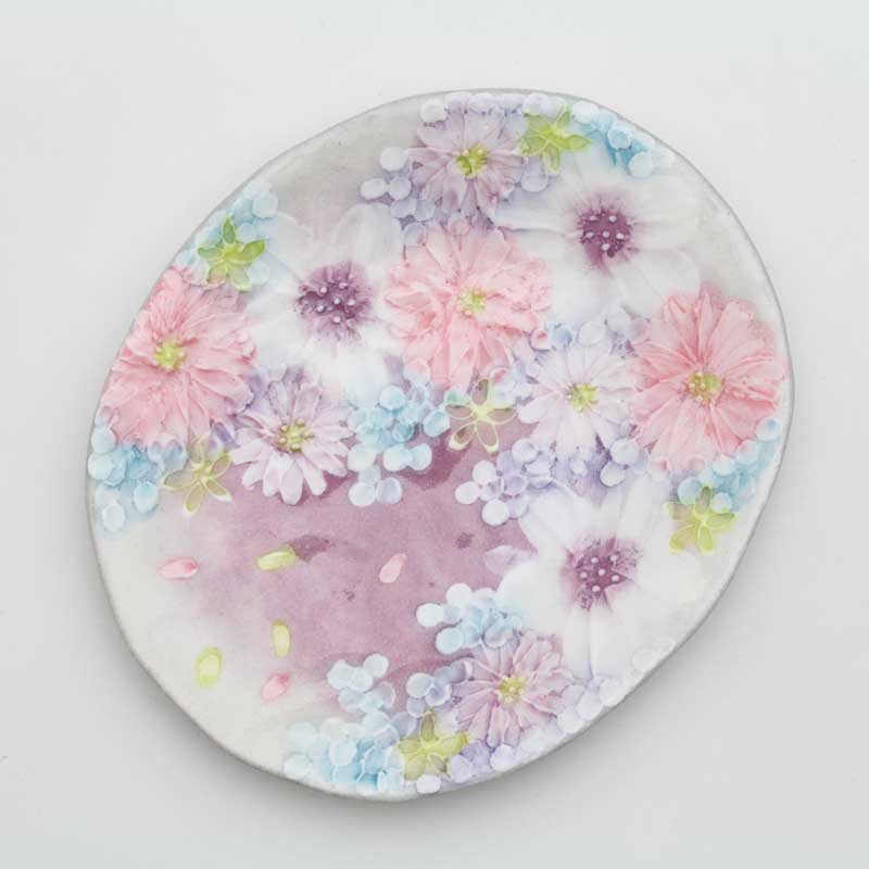 【色彩花 ケーキ皿】瀬戸焼 和食器 食器 プレ...の紹介画像3