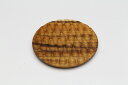 おしゃれキッチン お洒落なWood【天然木】チーク コースター(ラウンド) BR-81