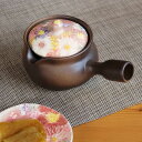 紅彩花間取 急須(大) 420ml 瀬戸焼 萬古焼 和食器 食器 急須 焼〆 手描き 花柄 プレゼント 贈り物 日本製